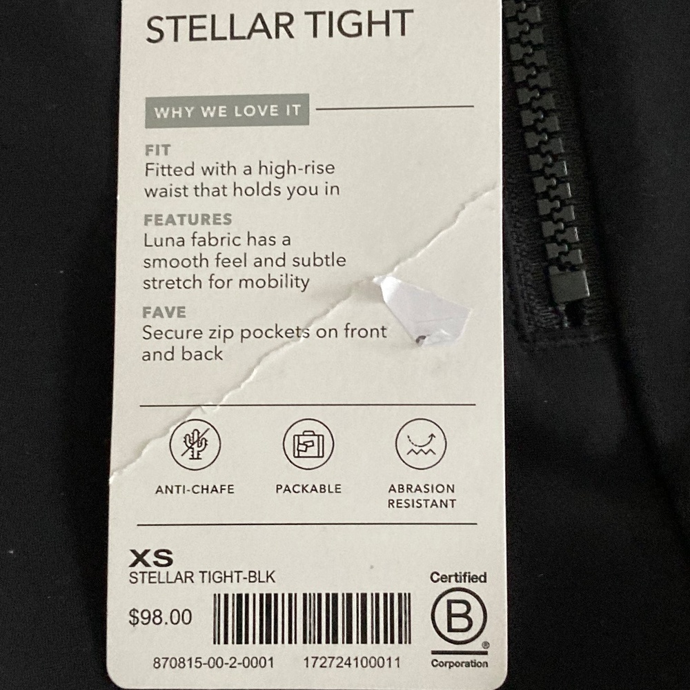 Athleta Stellar Tight-XS